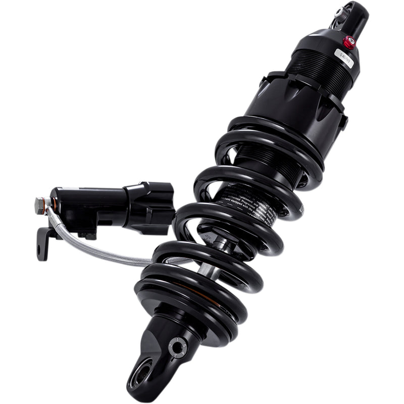 Progressive Suspension 465 Series Shock Absorber With Remote Adjustable Preload - 465-5047B For Harley Softail 2018-2025
