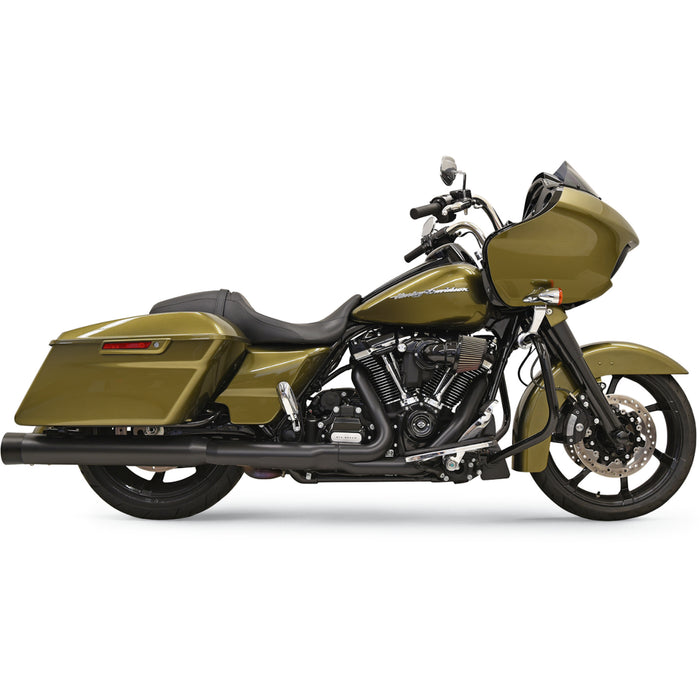 BASSANI XHAUST 1801-1083 1F72DNT5B DNT Straight Can Slip-On Mufflers - DNT Straight Can Mufflers for FL - Black