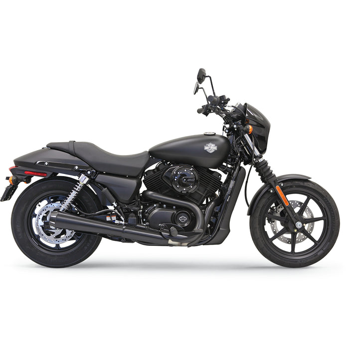 BASSANI XHAUST 1801-0741 1527RB Performance Slip-On Muffler - 4" Black Muffler - Megaphone - XG50/750