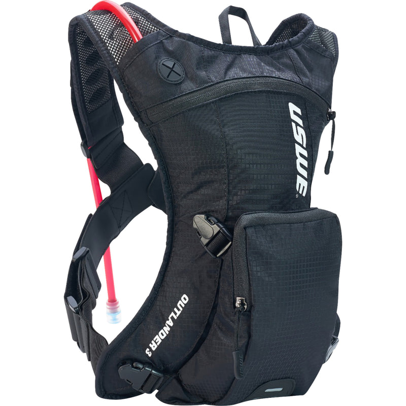 USWE 3519-0096 2034601 Outlander 3L Jr Hydration Pack Outlander Hydration Pack Jr - 3L - Black