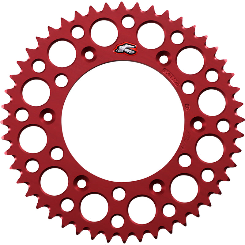 RENTHAL 1211-0159 154U-520-48GRRD Rear Sprocket Sprocket - Honda - Red - 48 Tooth