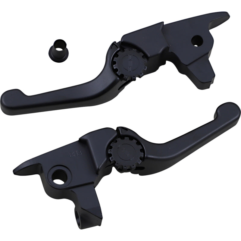 PSR Anthem Shorty Lever Set Black - 12-01661-22 For Harley Touring 2017-2020