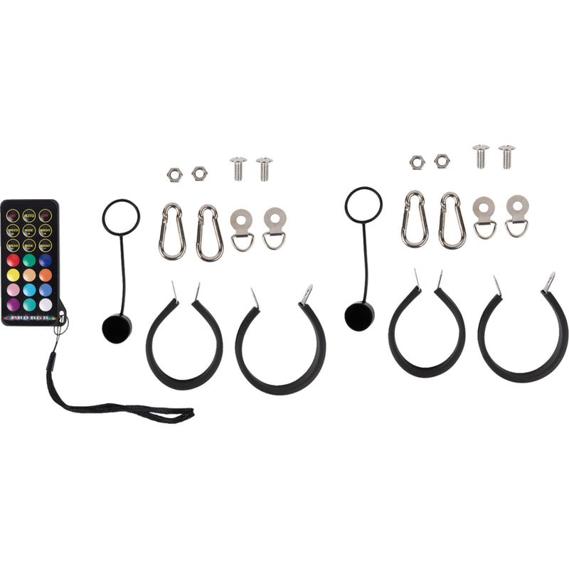 MOOSE OFFROAD 2040-3164 PQR-CHSBTR1.8-112-PU Quick Release Whip Lights Quick Release Whip - 1' - Pair