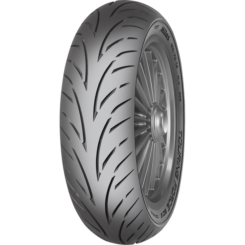 MITAS 0340-1393 70001223 Reinforced Touring Force-SC 2 Tire Tire - Touring Force-SC 2 - Front/Rear - 120/70-12 - 58S - Reinforced