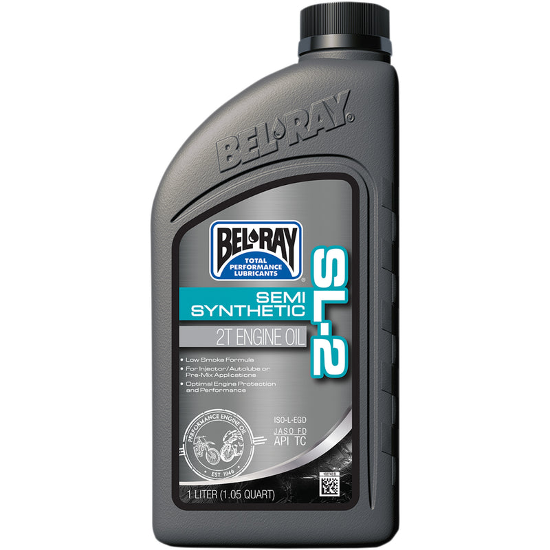 BEL-RAY 3602-0058 99460-B1LW SL-2 Semi-Synthetic 2T Engine Oil SL-2 Semi-Synthetic 2T Oil - 1L
