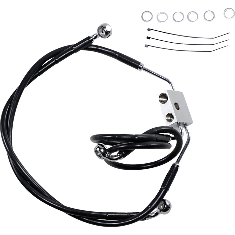 Drag Specialties Brake Line - 1741-3826 For Harley Fat Bob 2012-2017