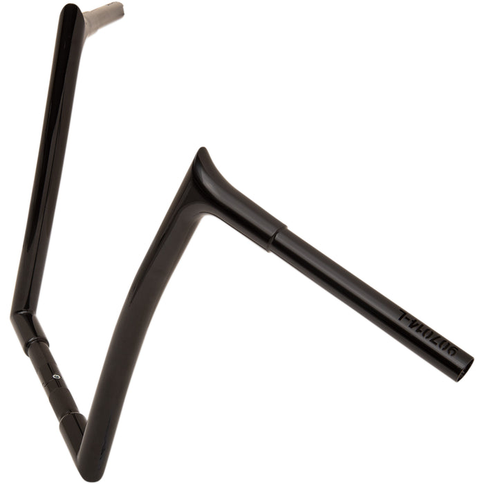 FAT BAGGERS INC. 0601-4759 907014-B 1-1/4" EZ Install Pointed Top Handlebar  - 14" - Black
