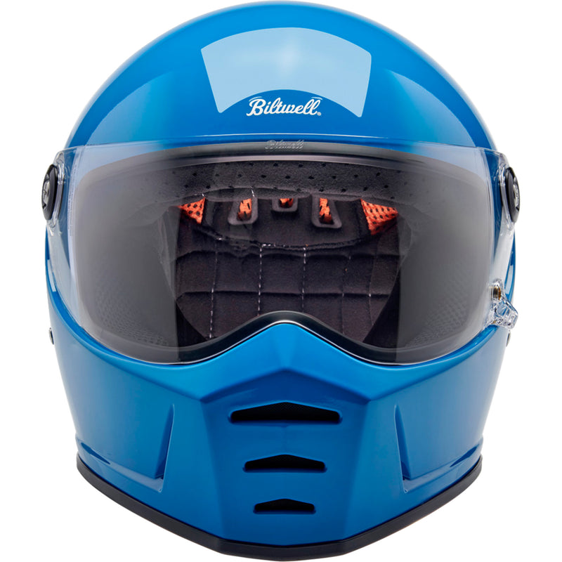 BILTWELL Lane Splitter 22.06 Helmet Gloss - Tahoe Blue