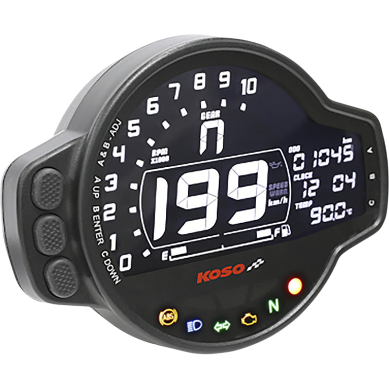KOSO NORTH AMERICA 2212-0832 BA078100 MS-01 Multifunction Gauge MS-01 Multifunctional Gauge - Universal