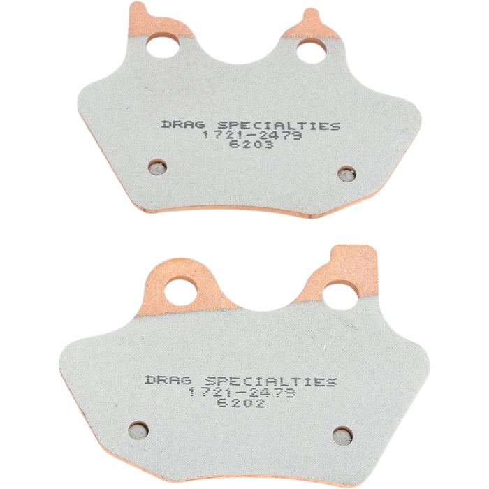DRAG SPECIALTIES 1721-2479 Sintered Metal Harley/Buell Brake Pads Sintered Brake Pads - Harley-Davidson