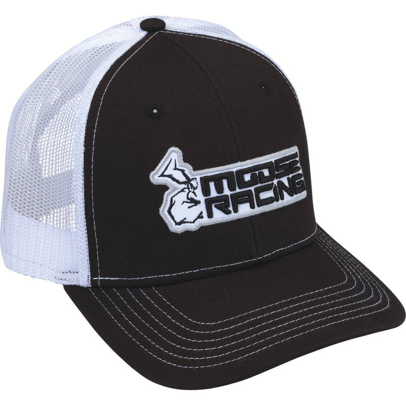 MOOSE OFFROAD 2501-4409 S2402762R1 Moose Half-Agroid Hat black/white