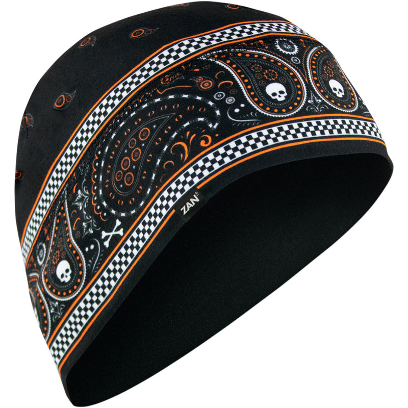 ZAN HEADGEAR 2501-3260 WHLL197 SportFlex® Beanie black/orange classic bandanna