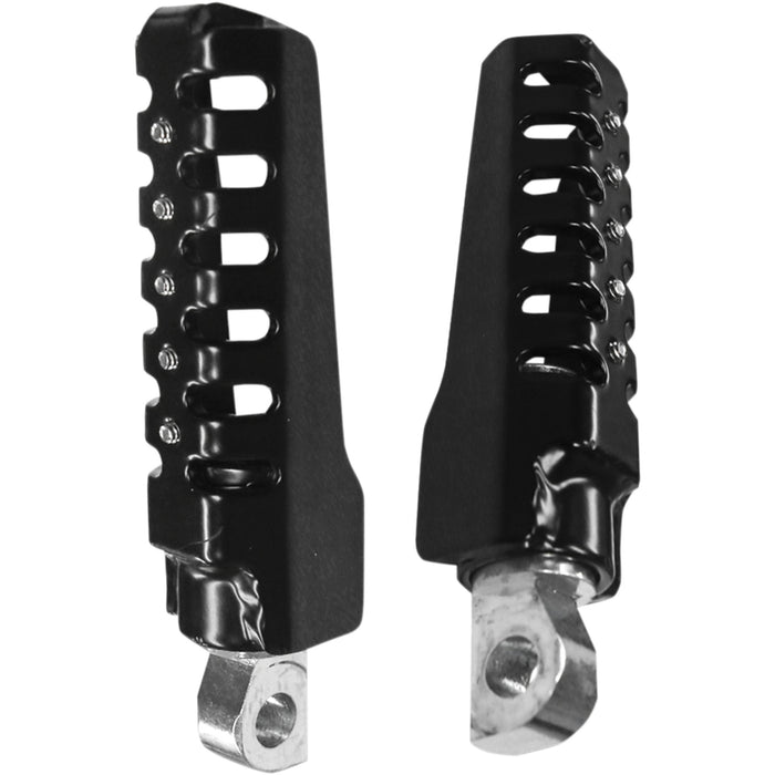 BURLY BRAND 1620-1721 B13-1002B Razorback Footpegs - Black