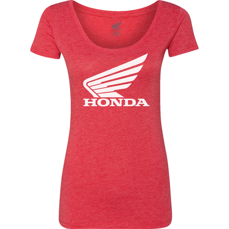HONDA APPAREL Women's Wing T-Shirt Red