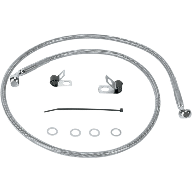 Drag Specialties Brake Line - 1741-0874 For Harley Sportster 2004-2013
