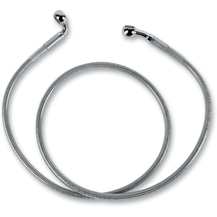 DRAG SPECIALTIES 1204-2746 Stainless Steel Brake Line Kit Brake Line - Front (Upper) - Stainless Steel