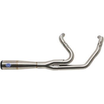 S&S CYCLE 1800-2543 550-1000 Diamondback 2-into-1 Race Only Exhaust System - Stainless Steel