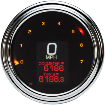 DAKOTA DIGITAL 2210-0508 MLX-2011 MLX Series Gauge Tank Speedometer - Chrome Bezel - 4.5"
