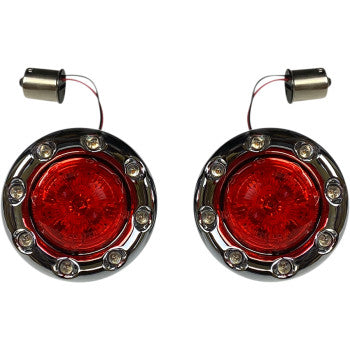(OPEN BOX) Custom Dynamics ProBEAM® Turn Signal - PB-BR-RR 56-CR For Harley Motorcycles 2000-2024
