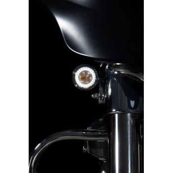 Custom Dynamics Dynamic Ringz™ Turn Signal Assembly - PB-AW-1157 For Harley Motorcycles 2000-2025
