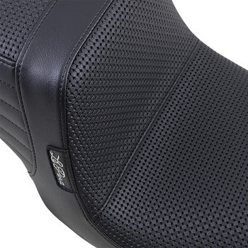 LePera Tailwhip Seat - LN-581BW For Harley Dyna Low Rider / Super Glide / Super Glide Sport 1996-2003
