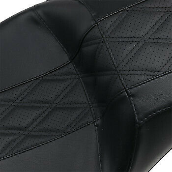 LE PERA 0801-1238 LK-997GT2 Outcast 2-Up Seat - Black Double Diamond - FLH