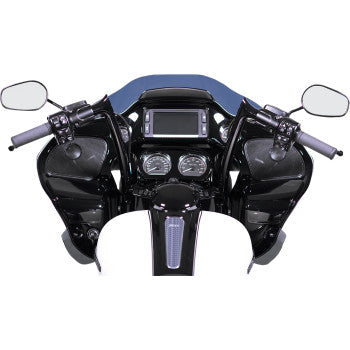 FAT BAGGERS INC. 0601-4765 906012-B 1-1/4" EZ Install Pointed Top Handlebar - 12" - Black