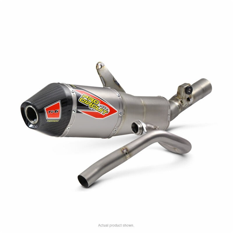 Pro Circuit TI-6 System W Carbon CAP - 0312145F Honda CRF450R / CRF450RWE / CRF450RX 2021-2025
