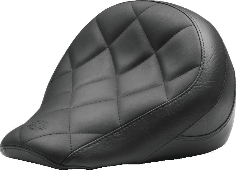 Mustang Motorcycle 76842 Mustang 18-21 Indian Scout Bobber Standard Touring Solo Seat Diamond Stitch - Black - Photo - Primary
