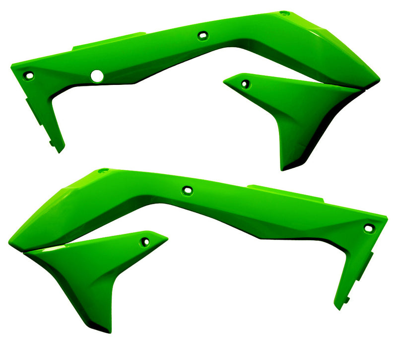 Acerbis Radiator Shrouds Green - 2449690006 Kawasaki KX 450 2016-2018