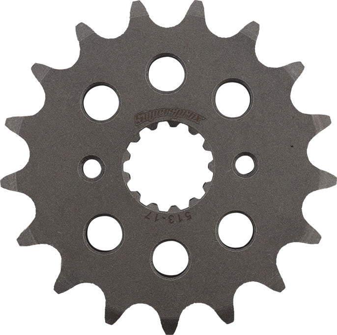 Supersprox Front CS Sprocket Steel 17T-530 - CST-513-17-2 For Suzuki Motorcycles 1986-2009 | Yamaha YZF 600 1995-2007
