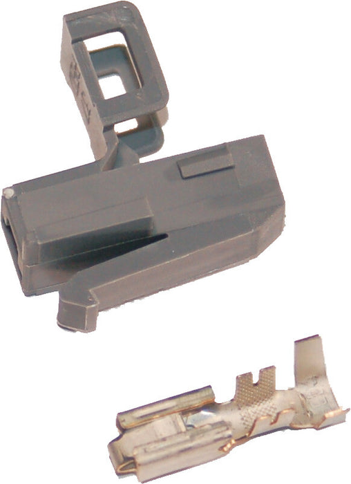Namz Custom Cycle 850-08487 ND-FBP 1-PIN B+ FEM CONN W/MATING FEM TRMNL 5-PK HD 72260-04