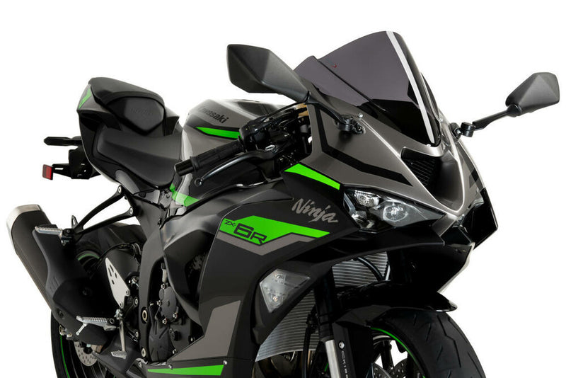 Puig Hi-Tech Parts Windscreen Z-Racing Dark Smoke - 21831F Kawasaki Ninja 2024-2025