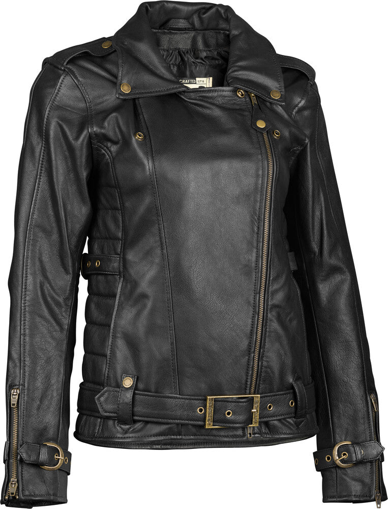 Highway 21 489-1550M 489-1550M WOMEN'S PEARL JACKET BLACK MD