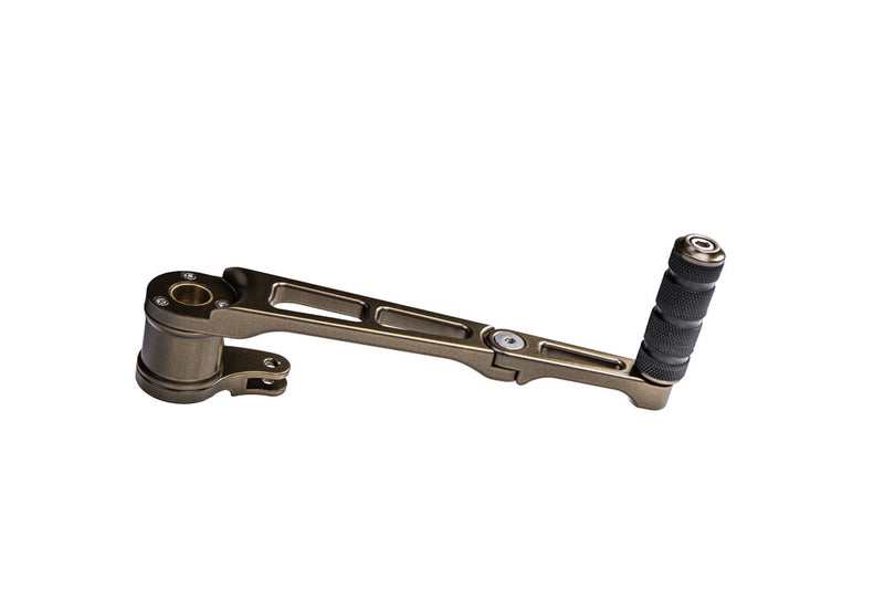 Santoro Fabworx SF30030 Just THE TIP ADJ BRK ARM Black W TOE PEG Black For Harley Touring 2015-2026