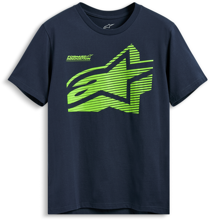 Alpinestars 482-764082X 1235-72325-70-2XL FASTING SS CSF TEE NAVY 2X