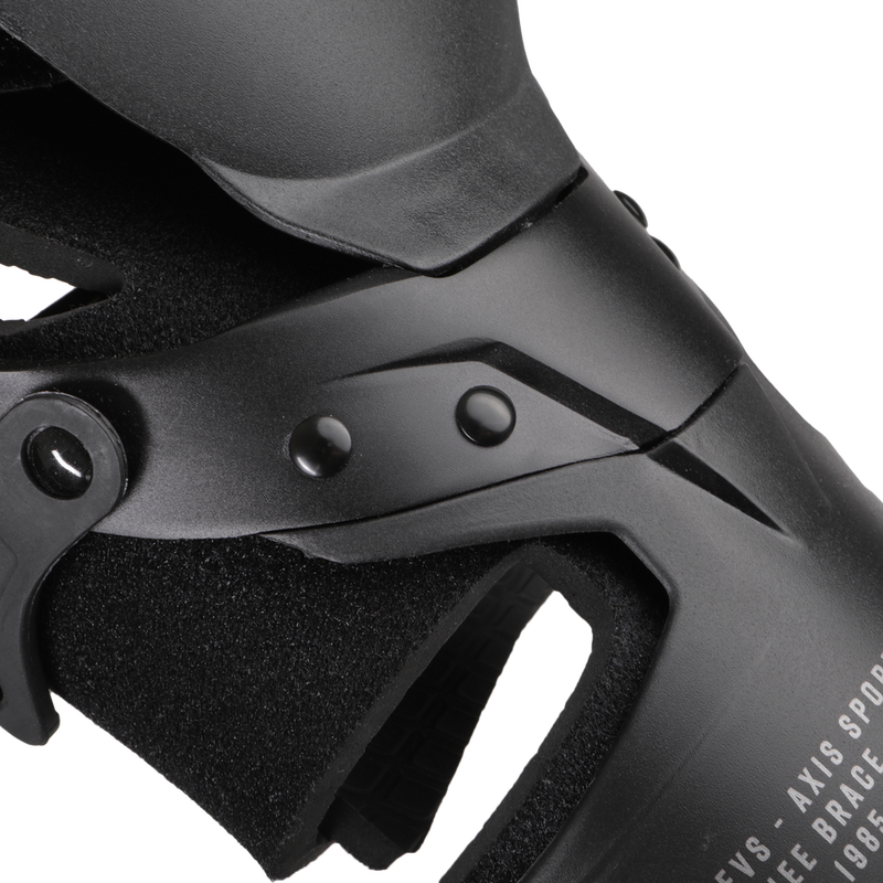 Evs 663-1187M AXISS-BK/GY-MP AXIS SPORT KNEE BRACE PAIR BLACK/BLACK/GREY MD