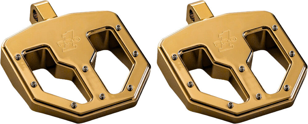 Pro One 812-55007 50761TIN PRO PEG BMX V1 MINI FBOARD GOLD TITANIUM NITRIDE