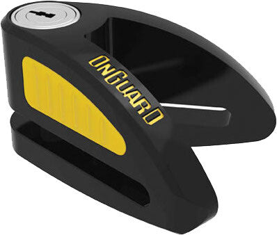 Onguard 57-9613 45008052 BOXER 8052 DISC LOCK BLK/YEL WITH REMINDER AND POUCH