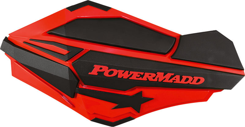 Powermadd Sentinal Handguards (RED Black) - 34402 For Husaberg Dirt Bikes 1989-2014 | Beta Dirt Bikes 2008-2018