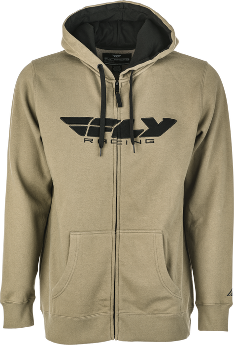 Fly Racing 354-01942X 354-01942X FLY CORPORATE ZIP UP HOODIE TAN/BLACK 2X