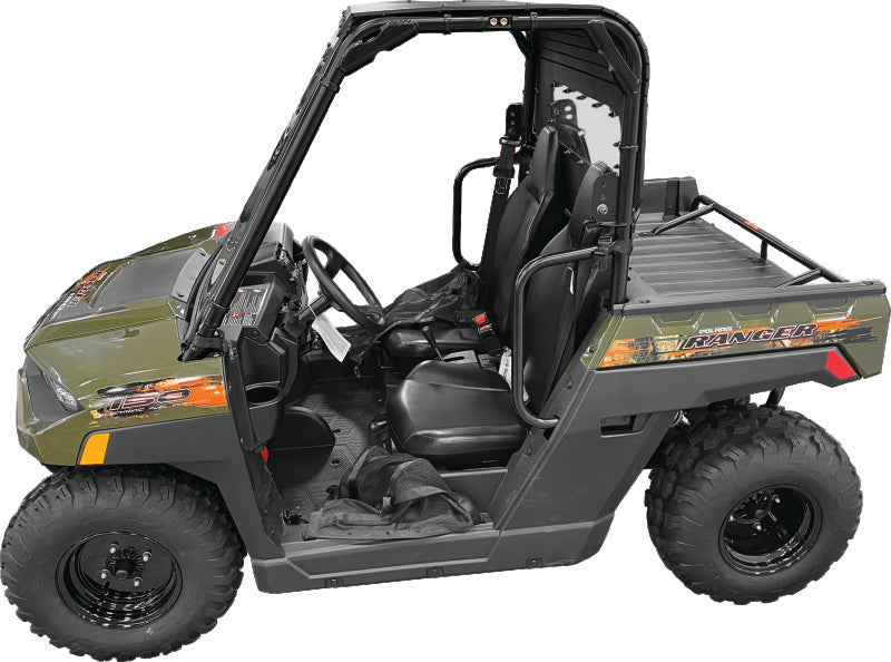 QuadBoss 320484 18-22 Polaris Ranger 150 EFI Roof Windshield & Rear Panel Kit - User 1