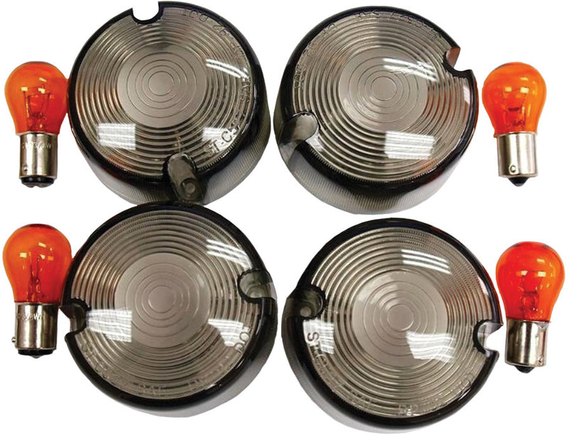 Harddrive 820-51050 161031 SMOKED TURN SIGNAL LENS KIT BULLET