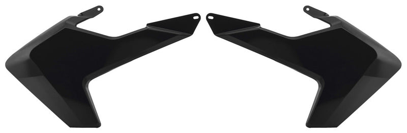 Acerbis Radiator Shrouds Black - 2449680001 Husqvarna Dirt Bikes 2016-2019