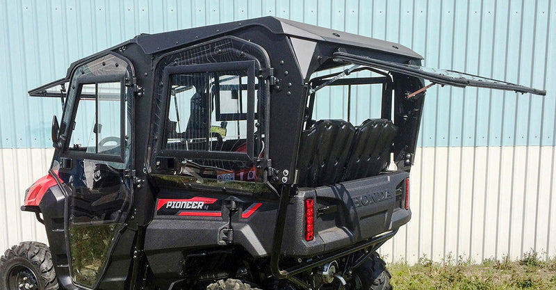 Open Trail UTV CAB Rear Roof Back Pane W Rear Doors - 2465 Honda Pioneer 2014-2017