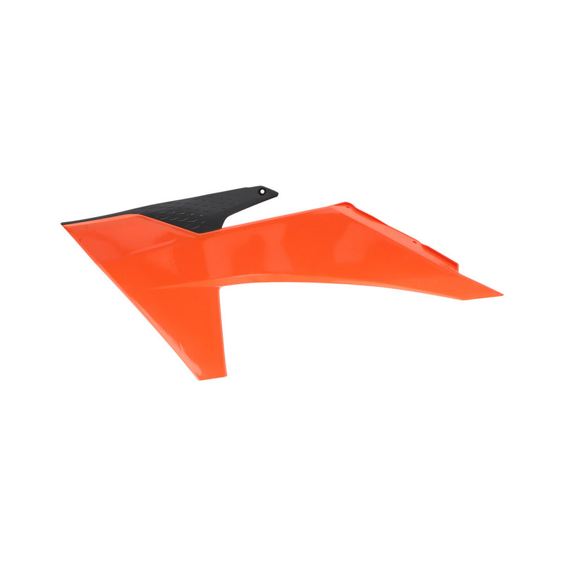 Acerbis Radiator Shroud KTM Orange Black - 2986481008 KTM Dirt Bikes 2023-2026