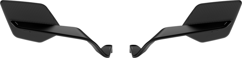 Rizoma 58-BSN140B BSN140B STEALTH NAKED MIRROR MAX UNIVERSAL PAIR BLACK
