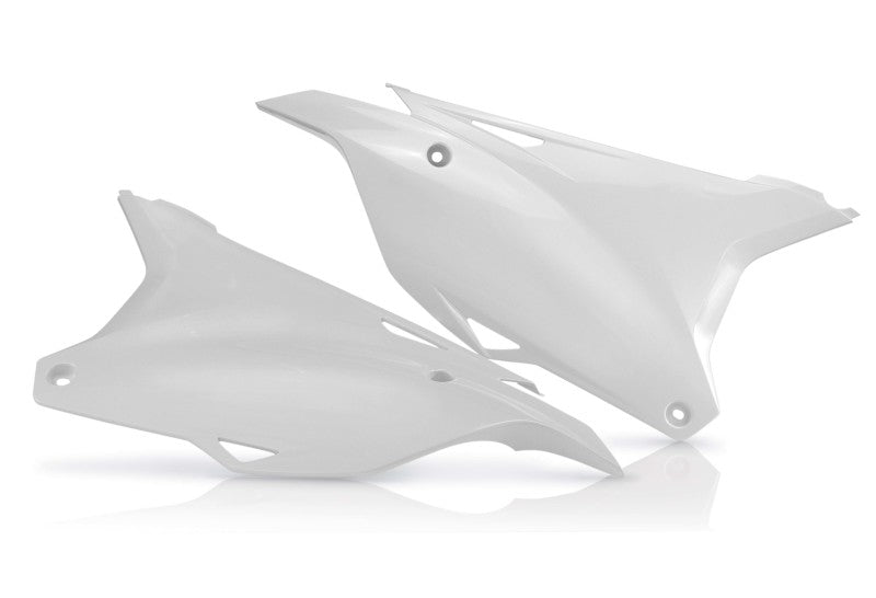 Acerbis 2374080002 14+ Kawasaki KX85/ 14-21 KX100/22-24 KX112 Side Panels - White - Photo - Primary