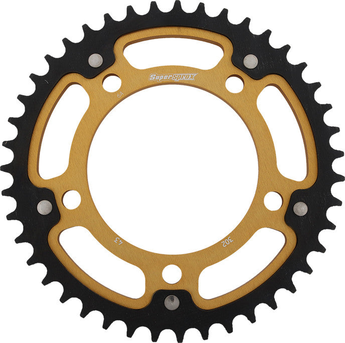 Supersprox 108-302643 RST-302-43-GLD REAR STEALTH SPROCKET ALU/STL 43T-530 GLD HON