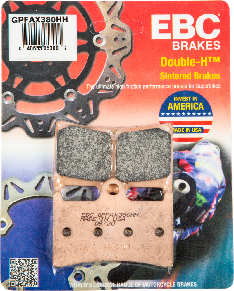 Ebc 15-380GP GPFAX380HH GPFAX BRAKE PADS RACE ONLY